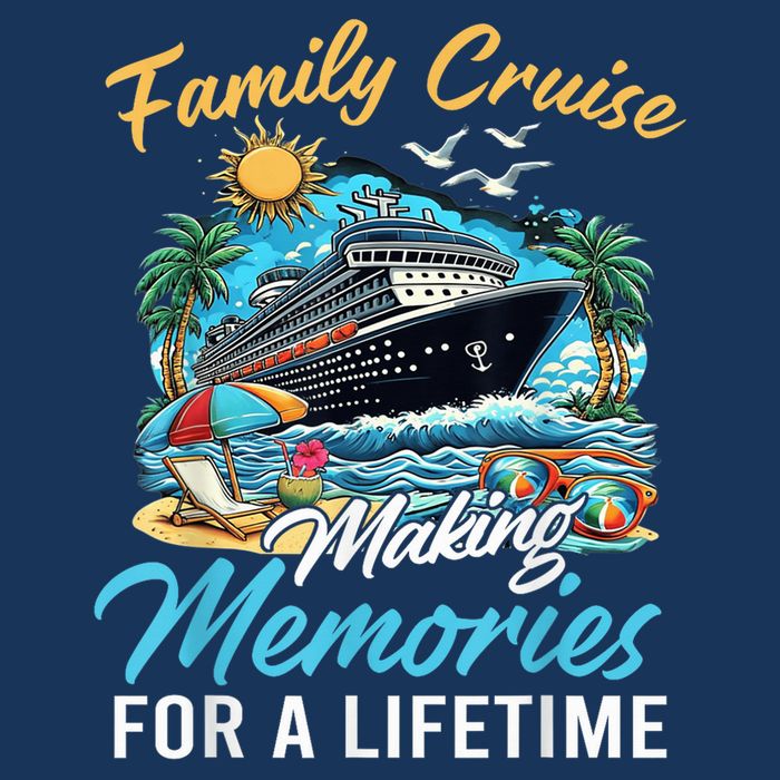 Family Cruise 2025 Family Matching Cruise Ship Vacation Trip Cooling Performance Crew T-Shirt