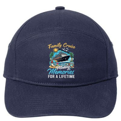 Family Cruise 2025 Family Matching Cruise Ship Vacation Trip 7-Panel Snapback Hat
