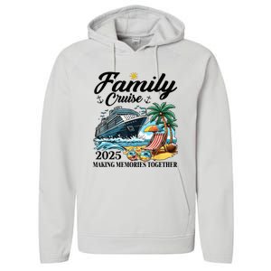 Family Cruise 2025 Family Matching Cruise Ship Vacation Trip Performance Fleece Hoodie