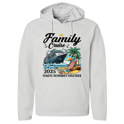 Family Cruise 2025 Family Matching Cruise Ship Vacation Trip Performance Fleece Hoodie