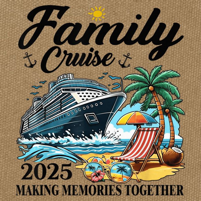 Family Cruise 2025 Family Matching Cruise Ship Vacation Trip Cotton Canvas Backpack