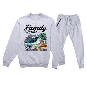 Family Cruise 2025 Family Matching Cruise Ship Vacation Trip Premium Crewneck Sweatsuit Set