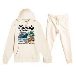 Family Cruise 2025 Family Matching Cruise Ship Vacation Trip Premium Hooded Sweatsuit Set