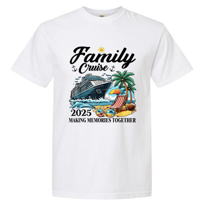 Family Cruise 2025 Family Matching Cruise Ship Vacation Trip Garment-Dyed Heavyweight T-Shirt