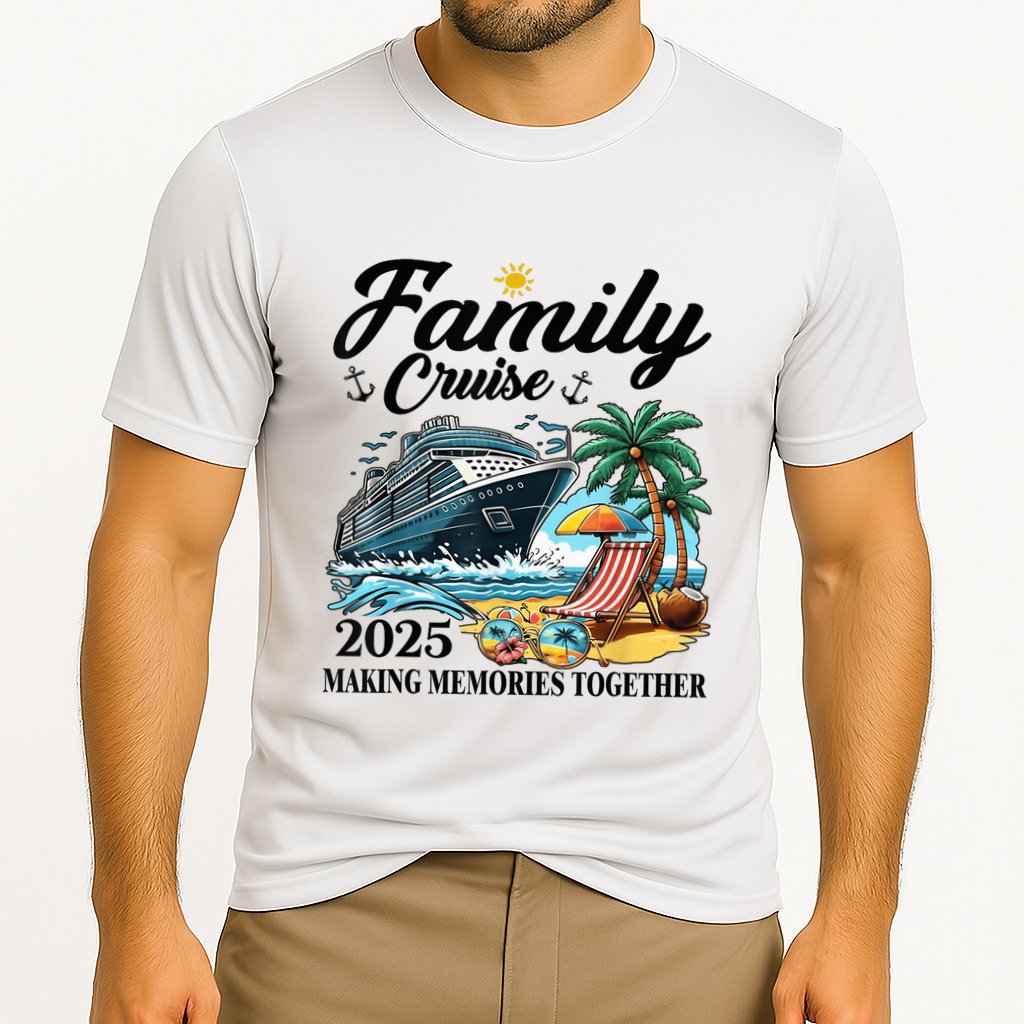 Family Cruise 2025 Family Matching Cruise Ship Vacation Trip Cooling Performance Crew T-Shirt