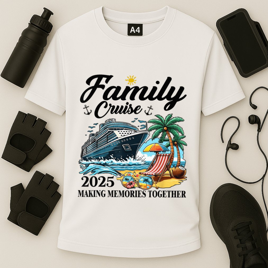 Family Cruise 2025 Family Matching Cruise Ship Vacation Trip Cooling Performance Crew T-Shirt