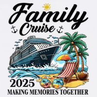 Family Cruise 2025 Family Matching Cruise Ship Vacation Trip Cooling Performance Crew T-Shirt