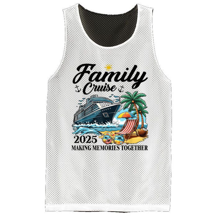 Family Cruise 2025 Family Matching Cruise Ship Vacation Trip Mesh Reversible Basketball Jersey Tank