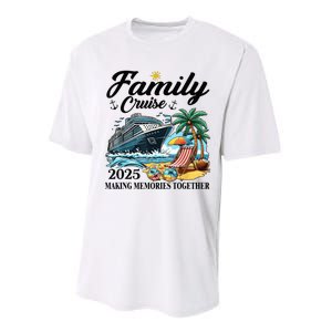 Family Cruise 2025 Family Matching Cruise Ship Vacation Trip Performance Sprint T-Shirt