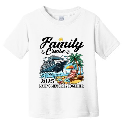 Family Cruise 2025 Family Matching Cruise Ship Vacation Trip Toddler T-Shirt
