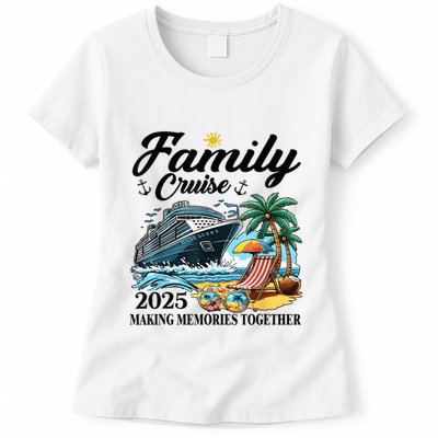 Family Cruise 2025 Family Matching Cruise Ship Vacation Trip Womens T-Shirt