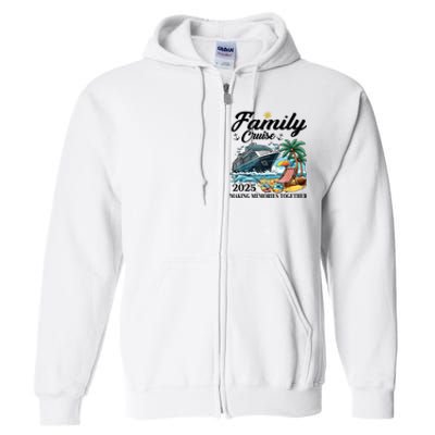 Family Cruise 2025 Family Matching Cruise Ship Vacation Trip Full Zip Hoodie