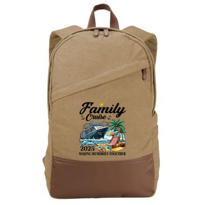 Family Cruise 2025 Family Matching Cruise Ship Vacation Trip Cotton Canvas Backpack