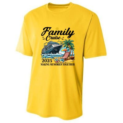 Family Cruise 2025 Family Matching Cruise Ship Vacation Trip Youth Performance Sprint T-Shirt