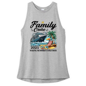 Family Cruise 2025 Family Matching Cruise Ship Vacation Trip Ladies PosiCharge Tri-Blend Wicking Tank