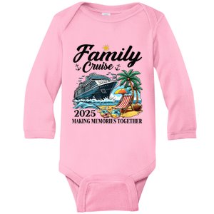 Family Cruise 2025 Family Matching Cruise Ship Vacation Trip Baby Long Sleeve Bodysuit