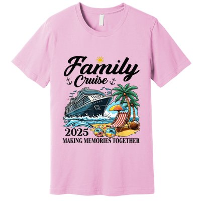 Family Cruise 2025 Family Matching Cruise Ship Vacation Trip Premium T-Shirt