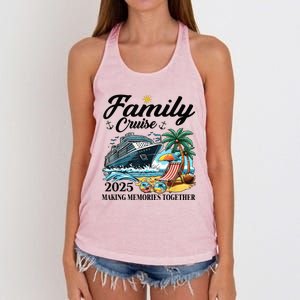 Family Cruise 2025 Family Matching Cruise Ship Vacation Trip Women's Knotted Racerback Tank