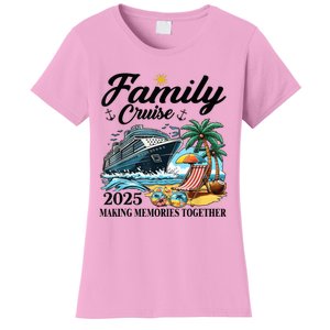 Family Cruise 2025 Family Matching Cruise Ship Vacation Trip Women's T-Shirt