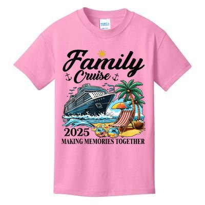 Family Cruise 2025 Family Matching Cruise Ship Vacation Trip Kids T-Shirt