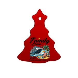 Family Cruise 2025 Family Matching Cruise Ship Vacation Trip Ceramic Tree Ornament