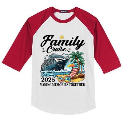 Family Cruise 2025 Family Matching Cruise Ship Vacation Trip Kids Colorblock Raglan Jersey