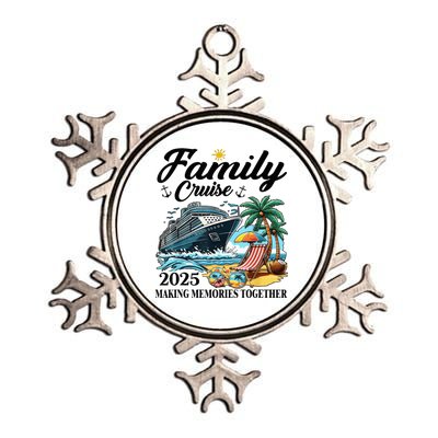 Family Cruise 2025 Family Matching Cruise Ship Vacation Trip Metallic Star Ornament