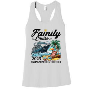 Family Cruise 2025 Family Matching Cruise Ship Vacation Trip Women's Racerback Tank