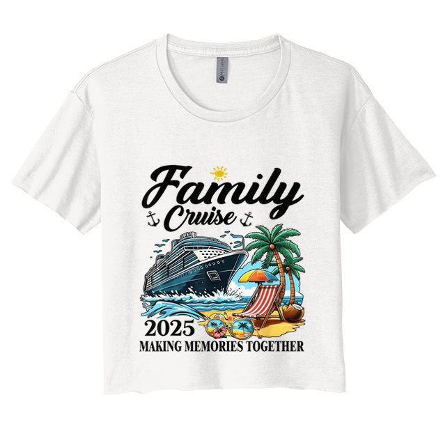 Family Cruise 2025 Family Matching Cruise Ship Vacation Trip Crop Top