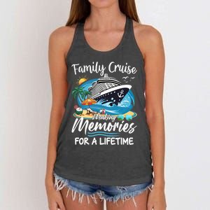 Family Cruise 2025 Family Matching Cruise Ship Vacation Trip Women's Knotted Racerback Tank