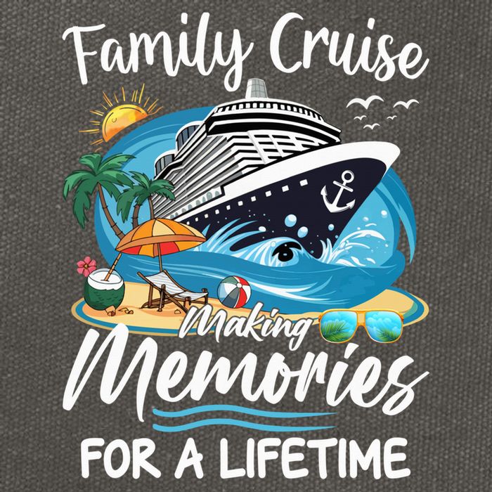 Family Cruise 2025 Family Matching Cruise Ship Vacation Trip Cotton Canvas Backpack