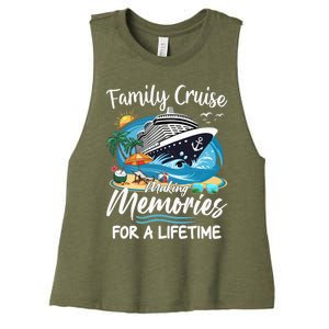 Family Cruise 2025 Family Matching Cruise Ship Vacation Trip Women's Racerback Cropped Tank