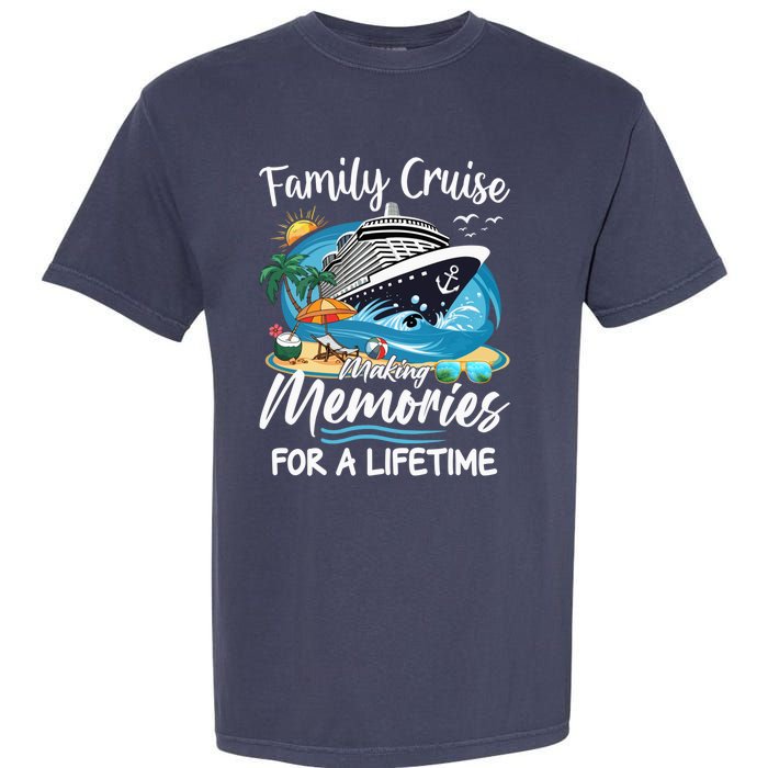 Family Cruise 2025 Family Matching Cruise Ship Vacation Trip Garment-Dyed Heavyweight T-Shirt