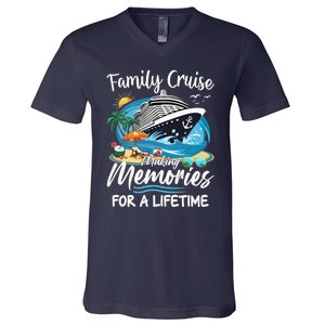 Family Cruise 2025 Family Matching Cruise Ship Vacation Trip V-Neck T-Shirt