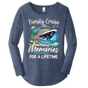 Family Cruise 2025 Family Matching Cruise Ship Vacation Trip Women's Perfect Tri Tunic Long Sleeve Shirt