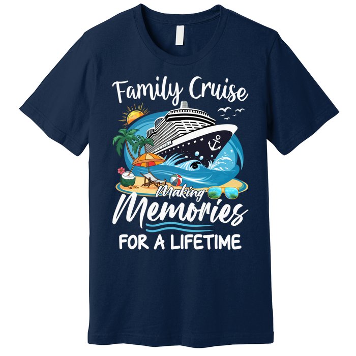 Family Cruise 2025 Family Matching Cruise Ship Vacation Trip Premium T-Shirt