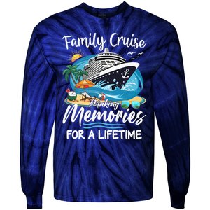 Family Cruise 2025 Family Matching Cruise Ship Vacation Trip Tie-Dye Long Sleeve Shirt