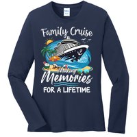 Family Cruise 2025 Family Matching Cruise Ship Vacation Trip Ladies Long Sleeve Shirt