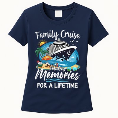 Family Cruise 2025 Family Matching Cruise Ship Vacation Trip Womens T-Shirt