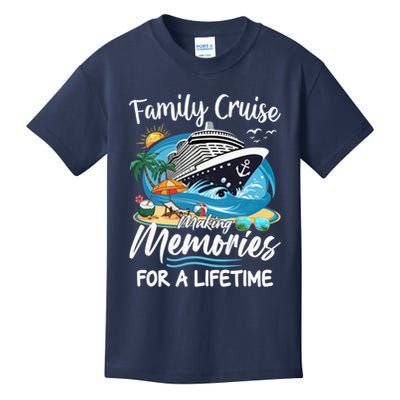 Family Cruise 2025 Family Matching Cruise Ship Vacation Trip Kids T-Shirt