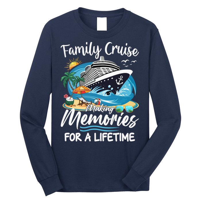 Family Cruise 2025 Family Matching Cruise Ship Vacation Trip Long Sleeve Shirt