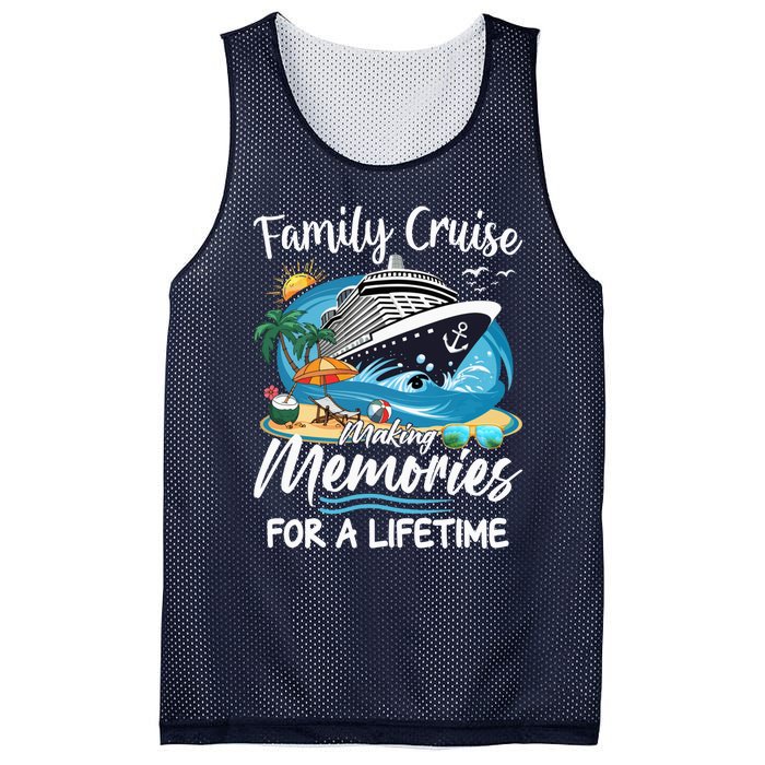 Family Cruise 2025 Family Matching Cruise Ship Vacation Trip Mesh Reversible Basketball Jersey Tank