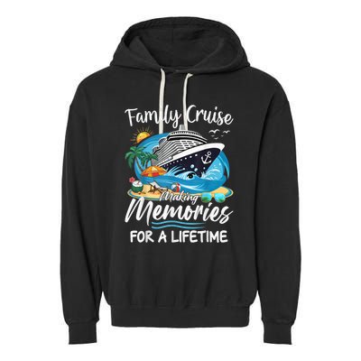 Family Cruise 2025 Family Matching Cruise Ship Vacation Trip Garment-Dyed Fleece Hoodie