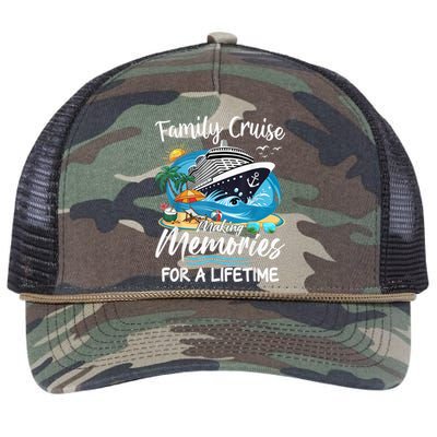 Family Cruise 2025 Family Matching Cruise Ship Vacation Trip Retro Rope Trucker Hat Cap