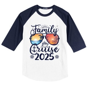 Family Cruise 2025 Summer Vacation Matching Family Cruise Baseball Sleeve Shirt