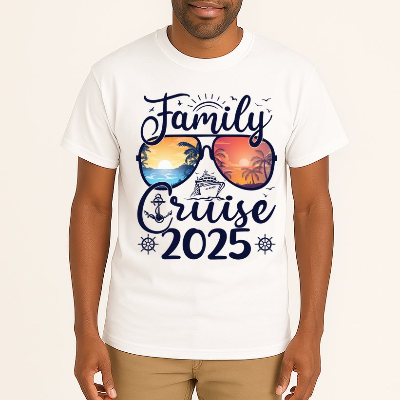 Family Cruise 2025 Summer Vacation Matching Family Cruise Tall T-Shirt