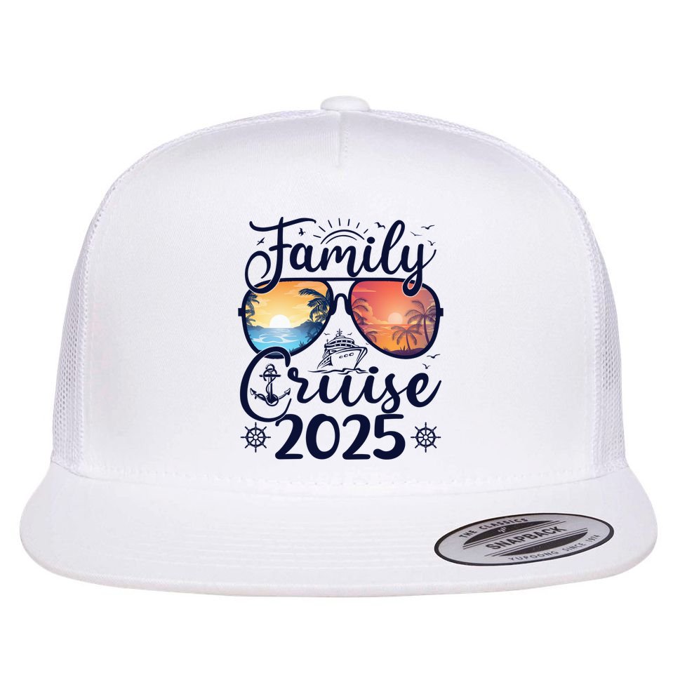 Family Cruise 2025 Summer Vacation Matching Family Cruise Flat Bill Trucker Hat
