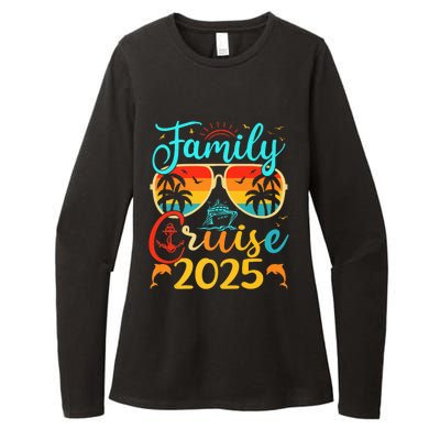 Family Cruise 2025 Summer Vacation Matching Family Cruise Womens CVC Long Sleeve Shirt