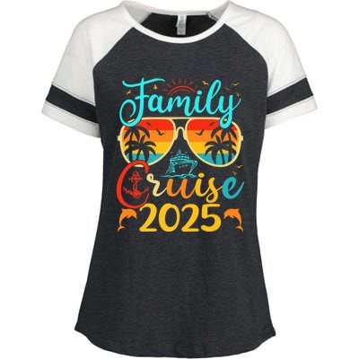 Family Cruise 2025 Summer Vacation Matching Family Cruise Enza Ladies Jersey Colorblock Tee