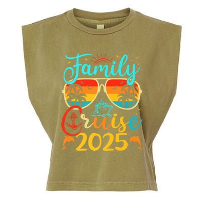 Family Cruise 2025 Summer Vacation Matching Family Cruise Garment-Dyed Women's Muscle Tee